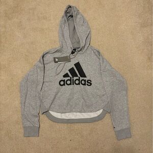NWT Adidas Cropped Hoodie